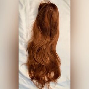 26” Copper Synthetic Wig w/ Bangs